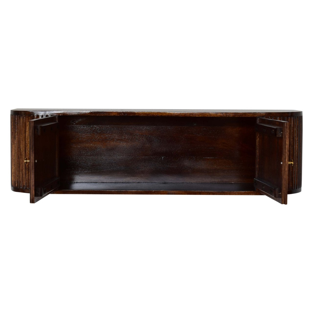 Chunky Chestnut Wall Mounted Console