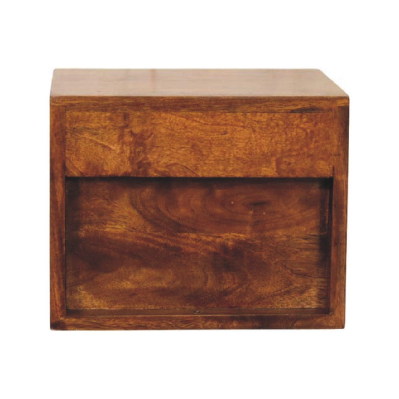 Solis 2-Drawer Chestnut Wall Mounted Nightstand